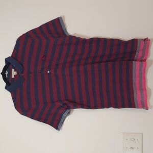 Burberry Brit Cotton Striped Polo Shirt